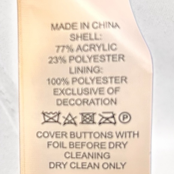 Kate Spade Sparkle Tweed Pearl Button Dress- Size 0 - Picture 10 of 16